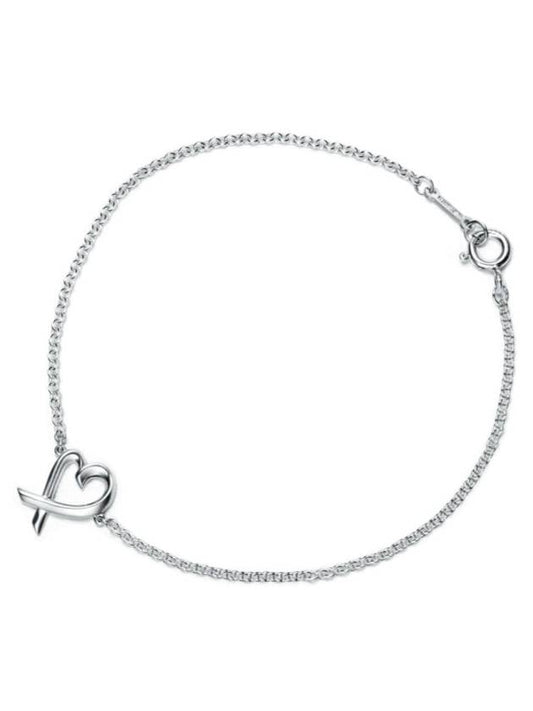 Tiffany Women's Loving Heart Bracelet Silver Bracelet - TIFFANY & CO. - BALAAN 1