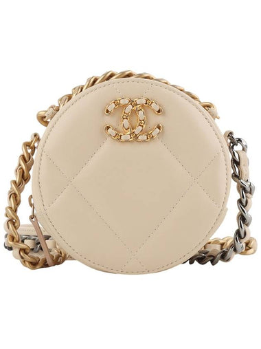 19 Lambskin Circle AP0945 Chain Mini Cross Bag 34328 - CHANEL - BALAAN 1