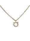 Ferragamo Women s Gancini Crystal Necklace 76 0131 CRYST ORGL 0696654 - SALVATORE FERRAGAMO - BALAAN 3