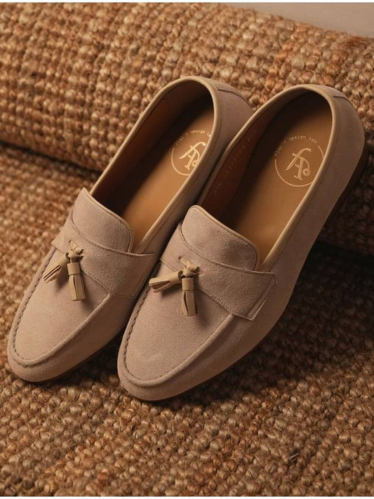 Tony Belgian Suede Tassel Loafer SBE - FLAP'F - BALAAN 1