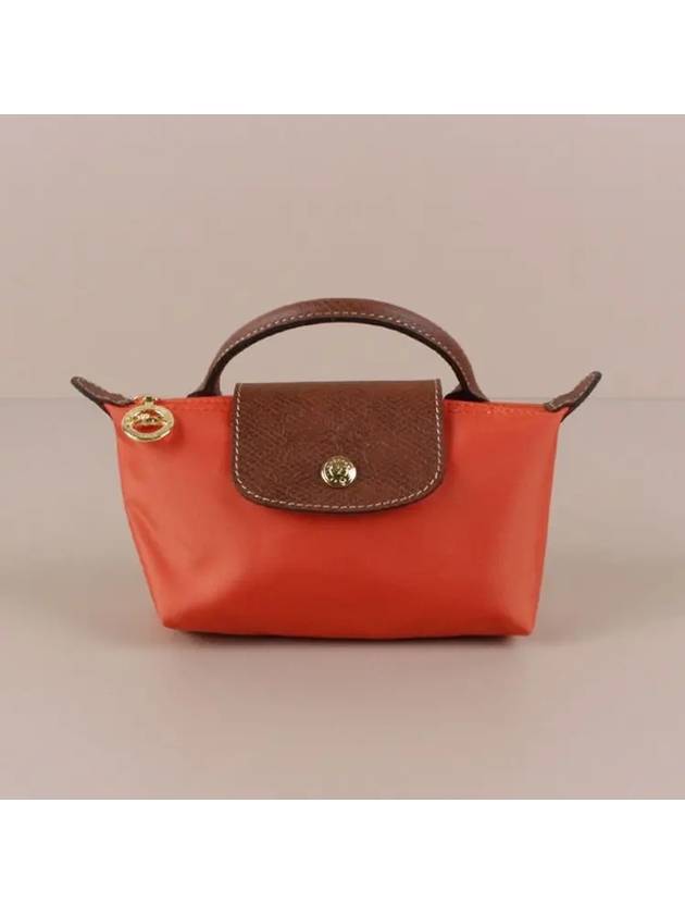 Le Pliage Original Pouch Bag Orange - LONGCHAMP - BALAAN 3