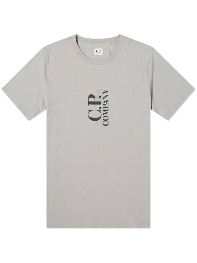 30/1 Jersey British Sailor Short Sleeve T-Shirt Grey - CP COMPANY - BALAAN 1