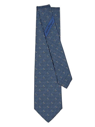 Tie 350263 731639 Free Navy Blue - SALVATORE FERRAGAMO - BALAAN 2