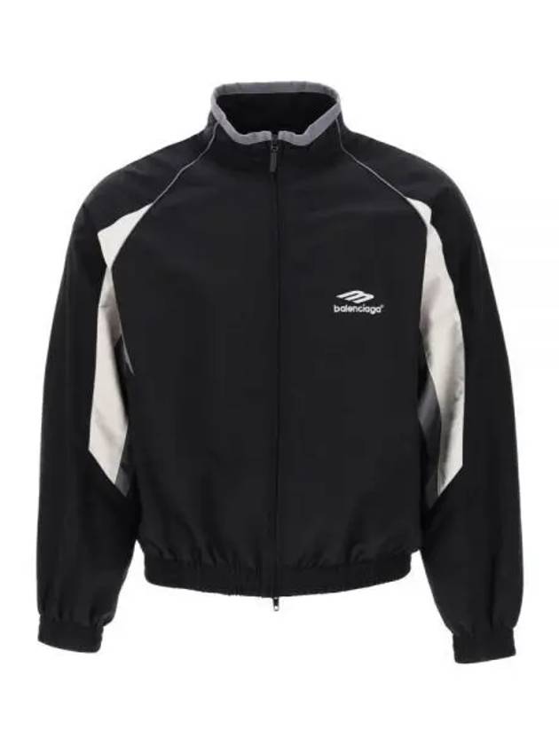 3B Sports Icon Regular Track Jacket Black - BALENCIAGA - BALAAN 2