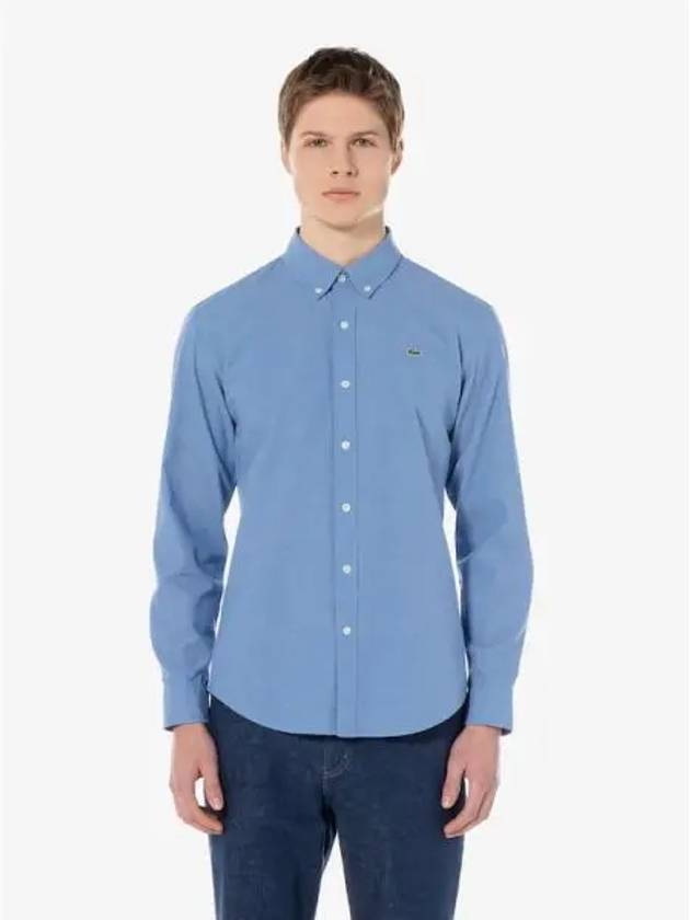 Men s Chambray Shirt CH713E 54G L99 Domestic Product GQ2N24021642888 - LACOSTE - BALAAN 1