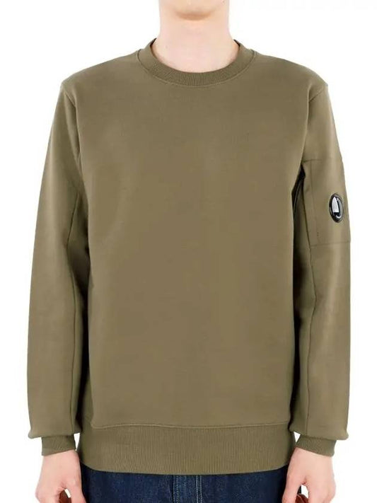 Diagonal Raised Fleece Sweatshirt Butternut - CP COMPANY - BALAAN 2