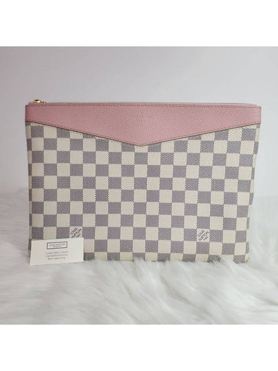 Louis Vuitton N60260 Damier Azur Pink Daily Pouch and Clutch - LOUIS VUITTON - BALAAN 2