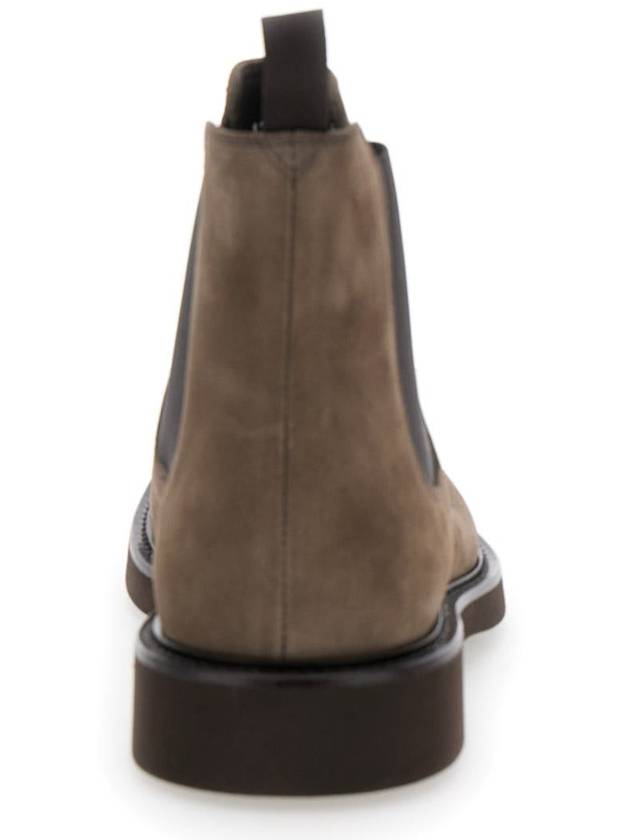 'Beatles' Brown Chelsea Boots In Suede Man - DOUCAL'S - BALAAN 4