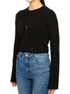 Courr ges 323MGI014FI0001 BLACK Women s Cardigan - COURREGES - BALAAN 5