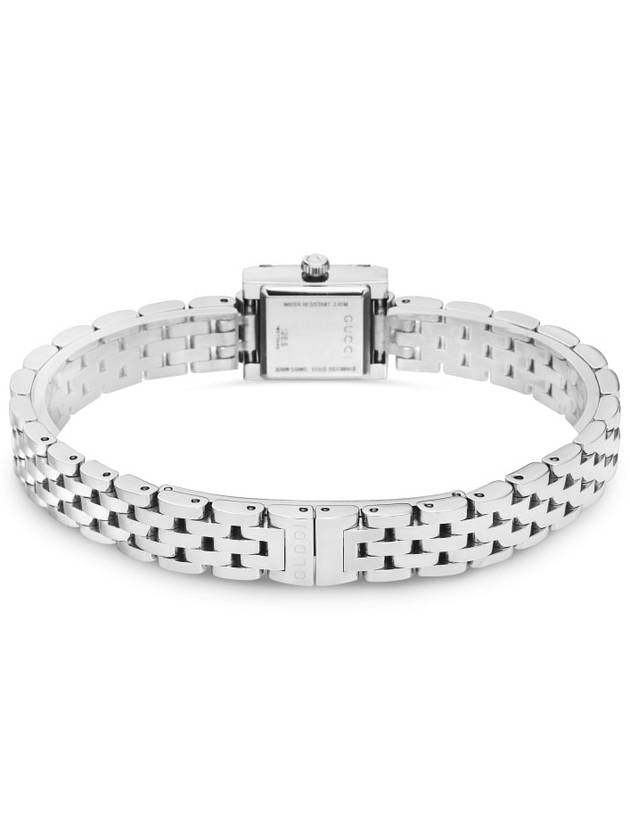 G-Frame Diamond Dial Watch Silver - GUCCI - BALAAN 4