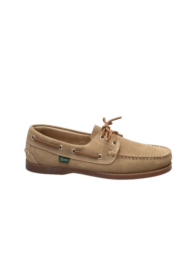 Bath Suede Boat Shoes Beige - PARABOOT - BALAAN 2