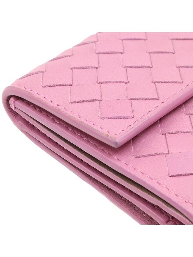 Pink Intrecciato VN 3 fold folder wallet - BOTTEGA VENETA - BALAAN 7