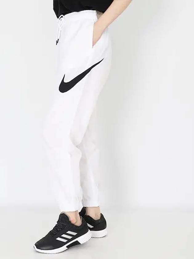 Sportswear Essential Mid-Rise Track Pants White - NIKE - BALAAN 2