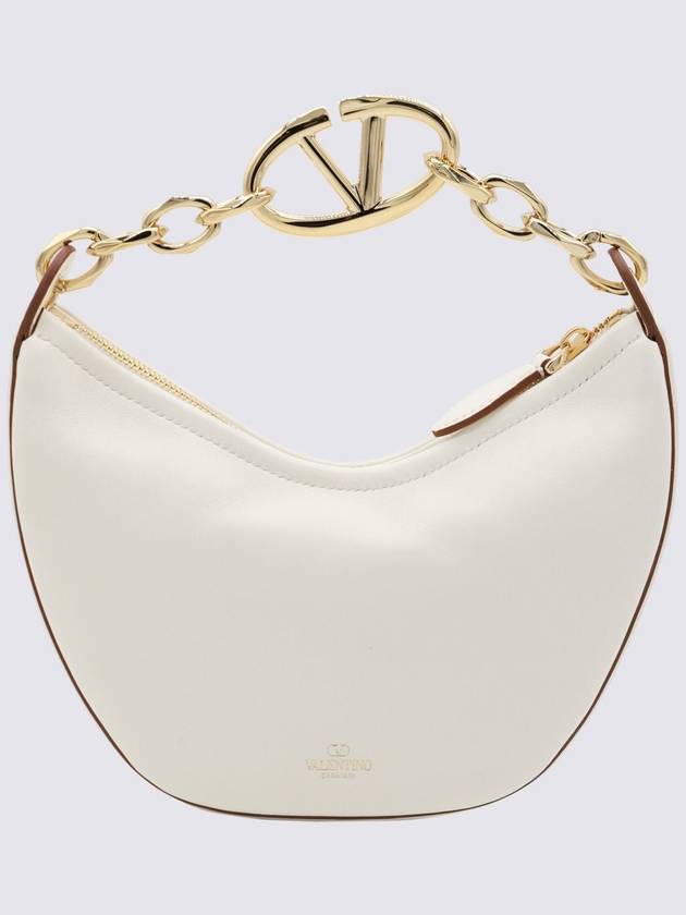 V Logo Moon Small Tote Bag Ivory - VALENTINO - BALAAN 5