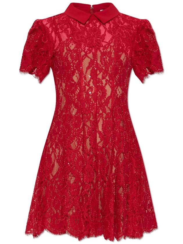 Self Portrait Lace Dress, Women's, Red - SELF PORTRAIT - BALAAN 1