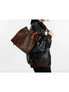 Monogram Neonoe Bucket Bag Brown Red - LOUIS VUITTON - BALAAN 7