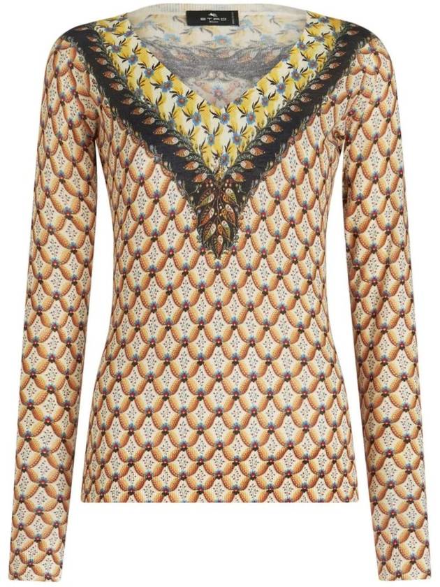 floral print knit top 196599221 - ETRO - BALAAN 1