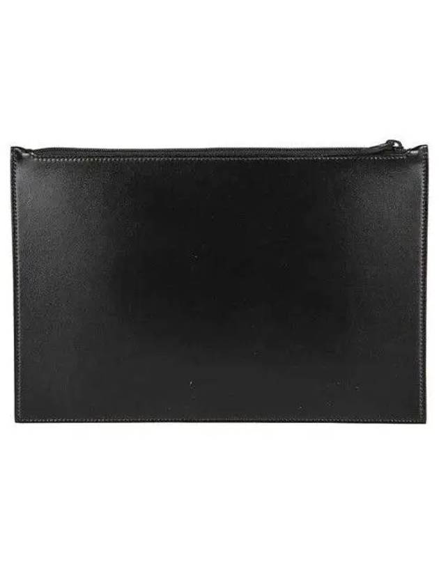 Men s Clutch Bag Alexander McQueen Leather With Logo Black - ALEXANDER MCQUEEN - BALAAN 3