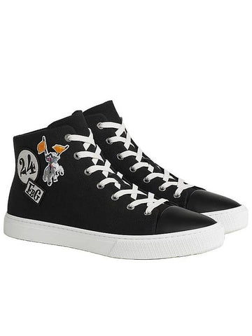 Iriko High Top Sneakers Black - HERMES - BALAAN 1