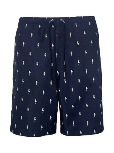 All over micro bolt swim long shorts - NEIL BARRETT - BALAAN 1