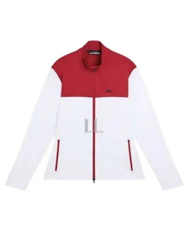 Banks Mid Layer Zip-Up Jacket Cherry White - J.LINDEBERG - BALAAN 2