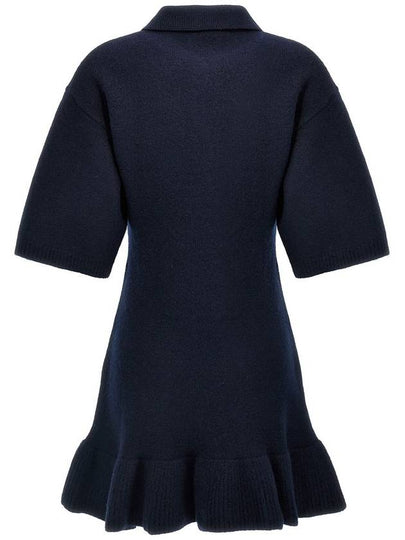 Boiled Wool Mini Dress - GANNI - BALAAN 2