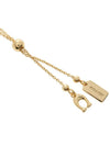 Classic Crystal Pearl Slider Bracelet Gold - COACH - BALAAN 7