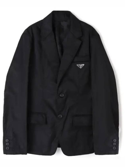 SD099 1WQ8 F0002 Re-Nylon Single Breasted Jacket - PRADA - BALAAN.