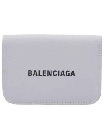 Tri fold wallet light gray - BALENCIAGA - BALAAN 1