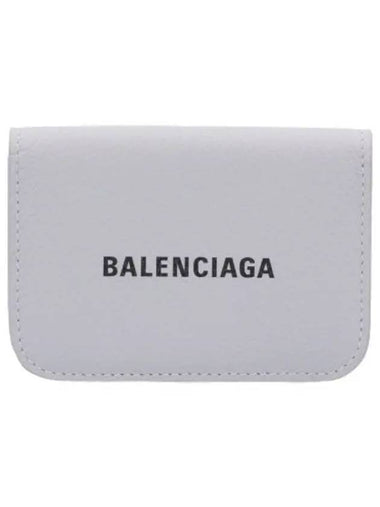 Tri fold wallet light gray - BALENCIAGA - BALAAN 1