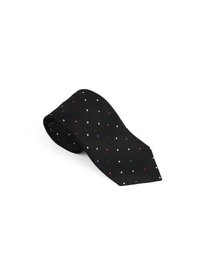 Polka Dot Silk Necktie Black - PAUL SMITH - BALAAN 2