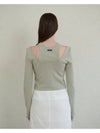 LAYERED U NECK TOP SET UP_OLIVE - UNMUTE - BALAAN 2