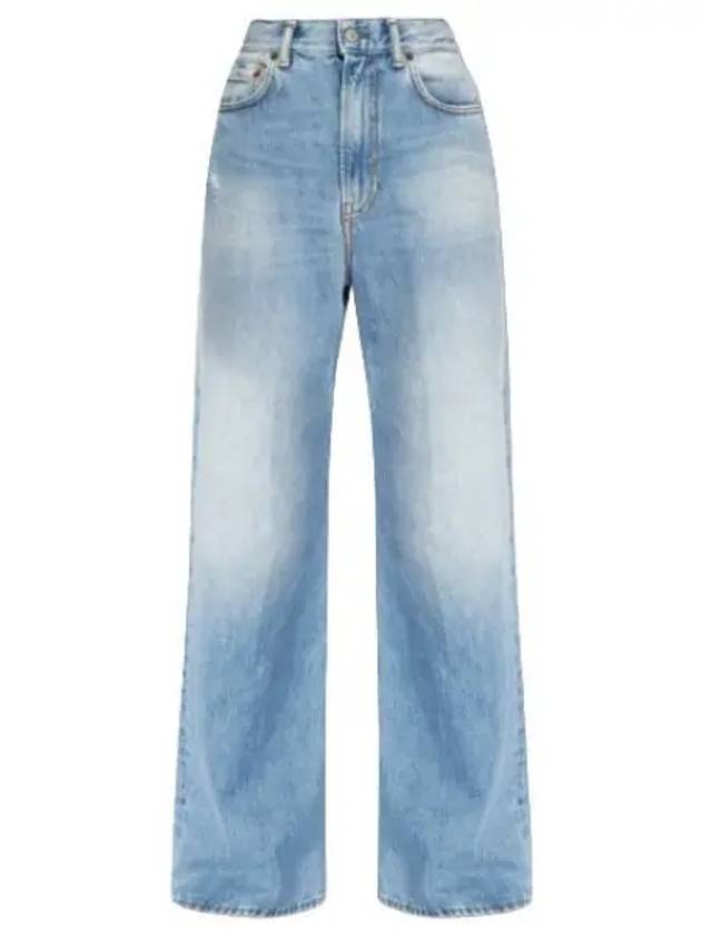 Denim Straight Pants A00385 228 Blue - ACNE STUDIOS - BALAAN 2