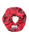 Satin Scrunchie Red - GANNI - BALAAN 3