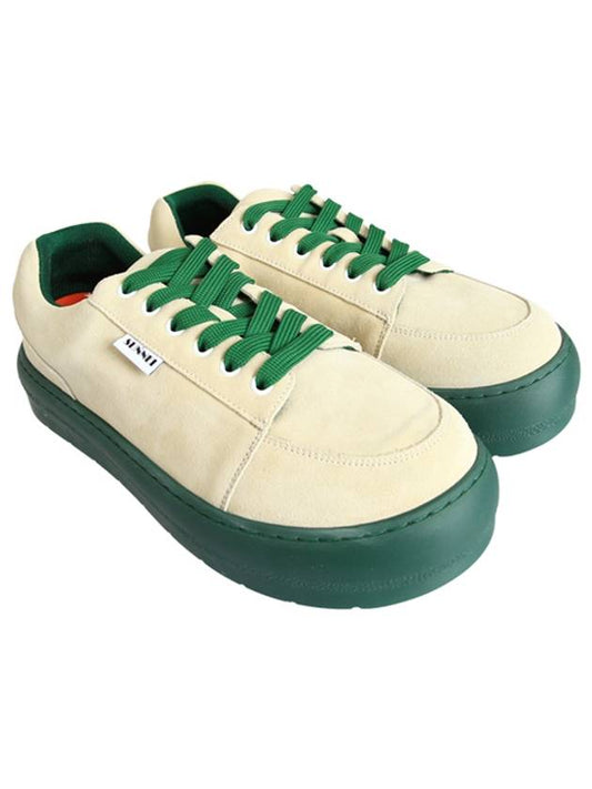 CSHOXSNK002 SCA001 1154 Dreamy Suede Sneakers Beige Green - SUNNEI - BALAAN 2