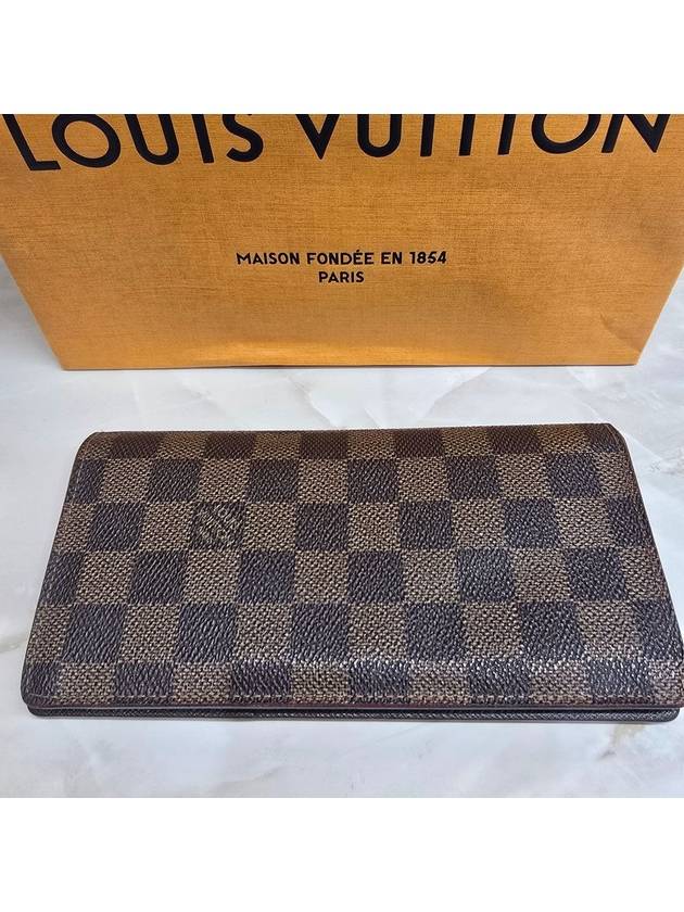 Damier Brazza Wallet Long - LOUIS VUITTON - BALAAN 4