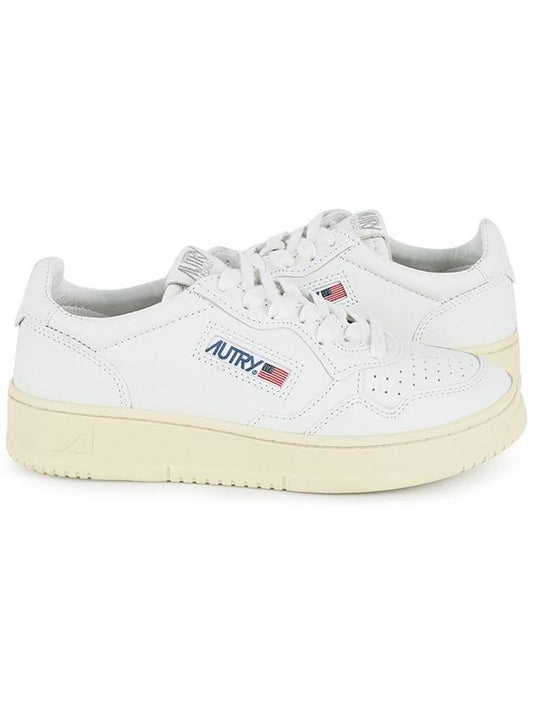 Medalist Goatskin Low Top Sneakers White - AUTRY - BALAAN 2