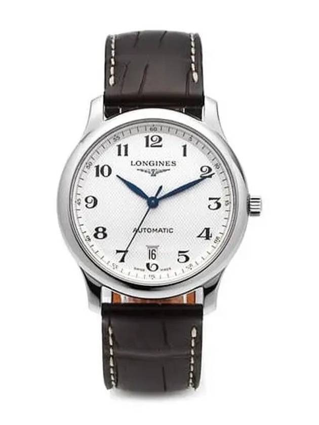 Master Collection Automatic Leather Watch Brown - LONGINES - BALAAN 1