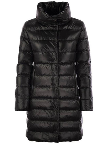 Long down jacket with hook - FAY - BALAAN 1