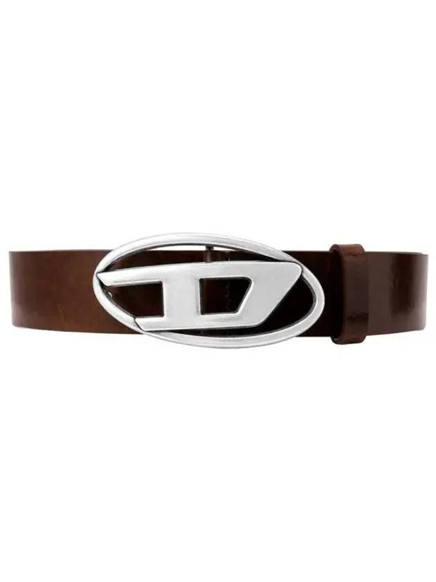 1DR D Buckle Leather Belt Brown - DIESEL - BALAAN 2