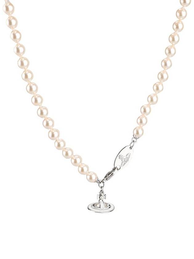 Simonetta Pearl Necklace Silver - VIVIENNE WESTWOOD - BALAAN 2