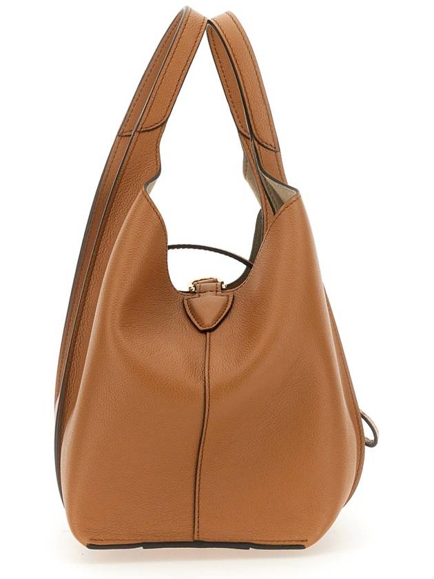 T Timeless Leather Shopping Mini Tote Bag Brown - TOD'S - BALAAN 10