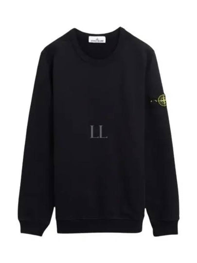 Wappen Patch Crew Neck Cotton Sweatshirt Lead Grey - STONE ISLAND - BALAAN 2