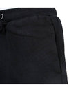 Organic Cotton Fleece Shorts Black - AMI - BALAAN 8