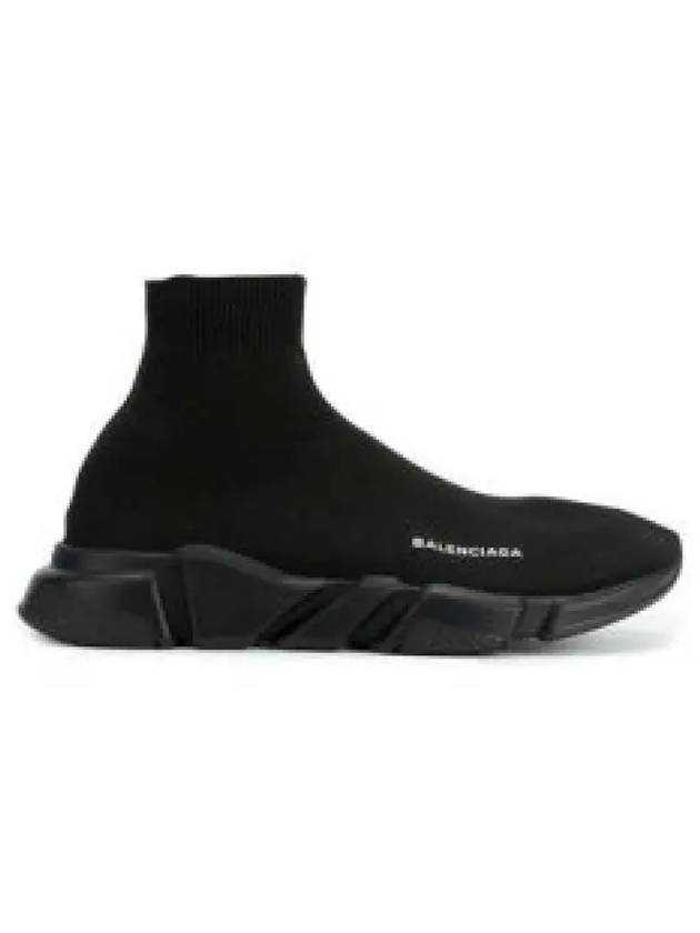 Men's Speed Recycle Knit High-Top Sneakers Black - BALENCIAGA - BALAAN 2