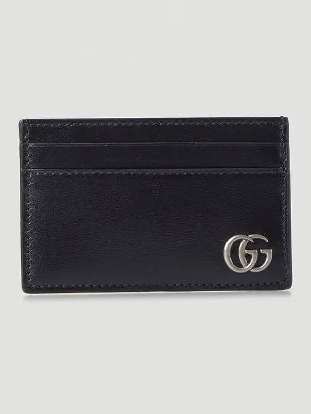 GG Marmont 2-Stage Card Wallet Black - GUCCI - BALAAN 2