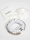 CC chain leather hairband hair giblet champagne gold AA8256 - CHANEL - BALAAN 4