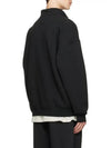 Essential Minimal Logo Flock Mock Neck Black Classic Sweatshirt Sweatshirt - FEAR OF GOD ESSENTIALS - BALAAN 3