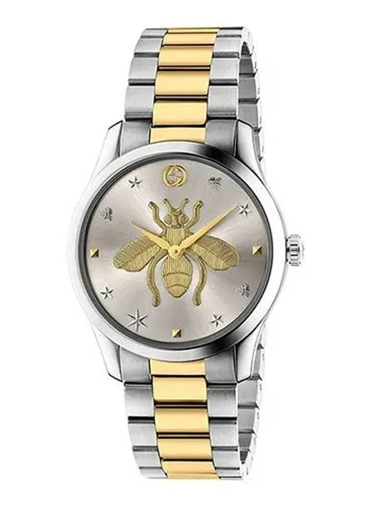 Watch G Timeless Bee Gold Women Girls Men Metal YA1264131 - GUCCI - BALAAN 1