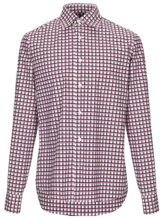 eclectic purple checked shirt - MARNI - BALAAN 1